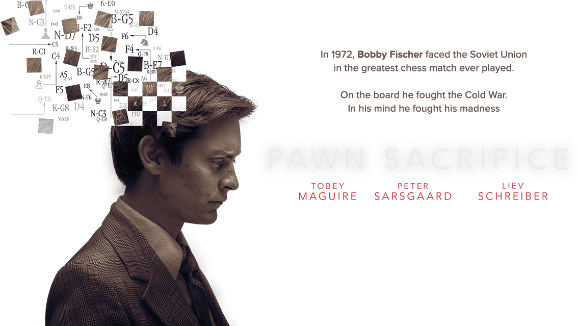 Pawn Sacrifice (1187x638), Png Download