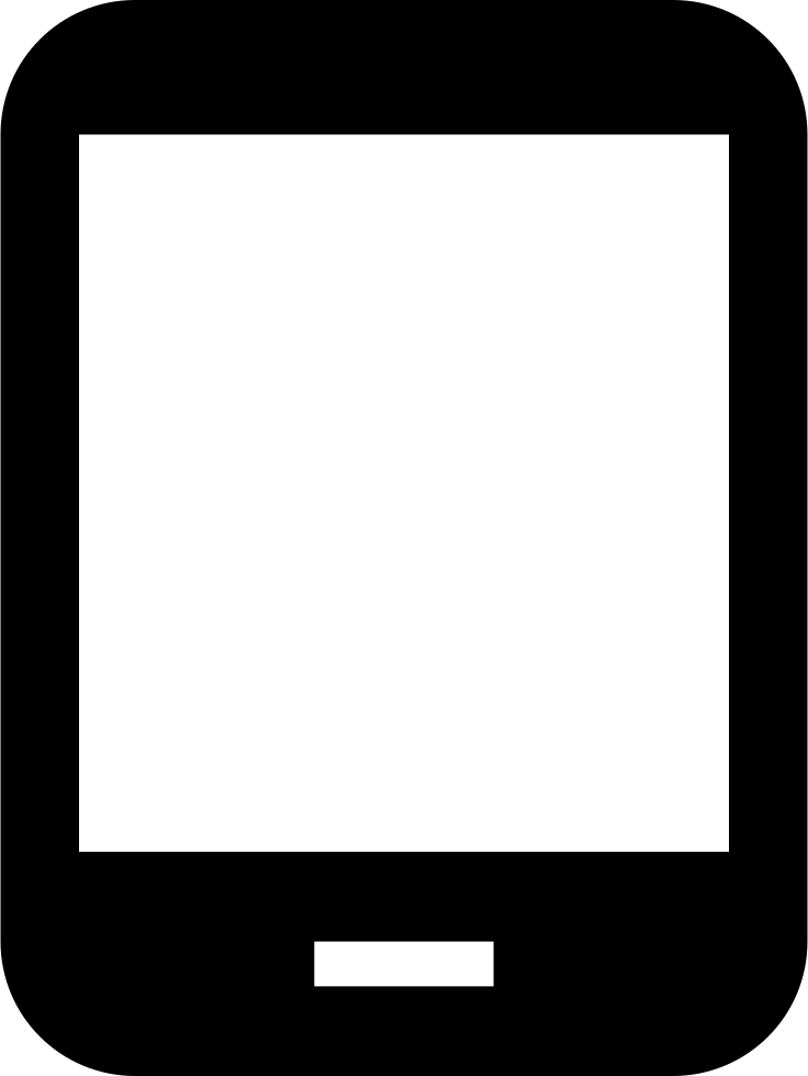 Ic Tablet Android Px Comments - Mobile Phone Png Icon (736x980), Png Download