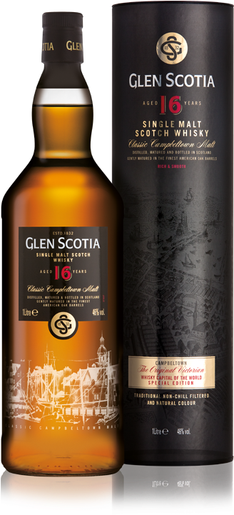 003173467315 - Glen Scotia 16 Years (334x761), Png Download