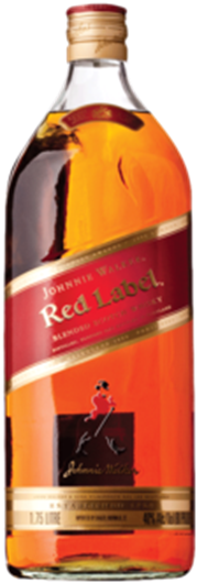 Johnnie Walker Scotch Red Label - Red Label 1.75 Precio (393x550), Png Download