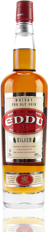 Eddu Silver - Distillerie Des Menhirs Eddu Silver Grain Whisky (518x1000), Png Download