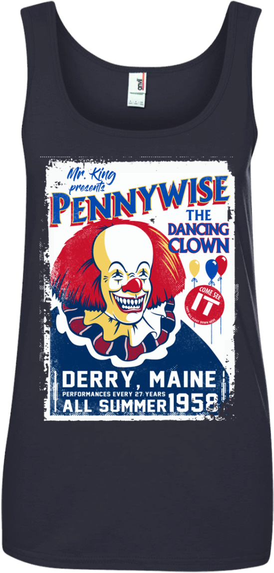Pennywise The Dancing Clown Shirt, Hoodie, Tank - Dancing Clown T-shirt (1155x1155), Png Download