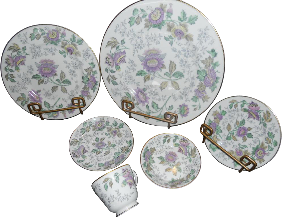 Wedgwood 'avon' Dinner China Place Setting - Cutlery (989x989), Png Download