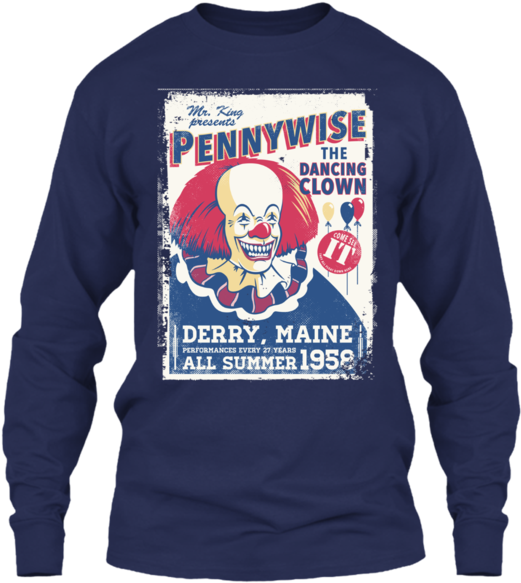 A Black T-shirt With The Shopify Logo - Pennywise T Shirt (600x600), Png Download