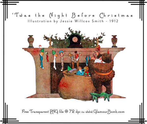 Pc Right Click / Mac Ctrl Click The Image Above - Jessie Willcox Smith Twas The Night Before Christmas (576x485), Png Download