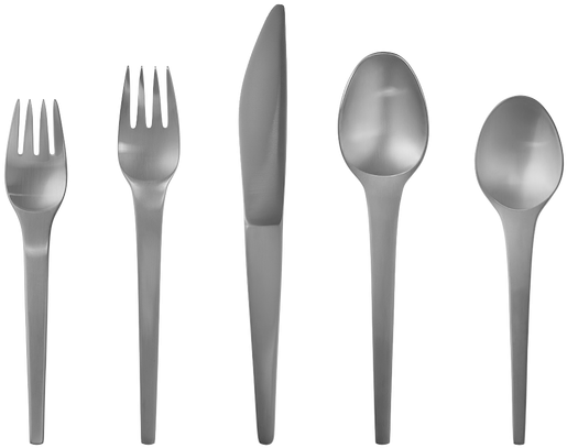 Caravel 5 Piece Place Setting, Black Pvd - Georg Jensen Caravel Cutlery Set (610x610), Png Download