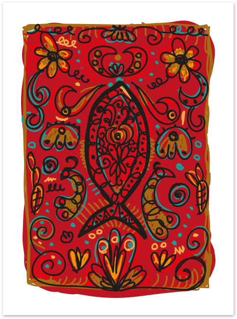 Lámina Textura Pez - Fish (700x700), Png Download