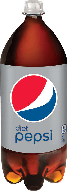 Diet Pepsi 2 L - Diet Pepsi (283x800), Png Download