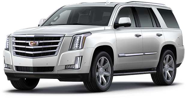 2018 Escalade - Crystal White Cadillac Escalade (750x350), Png Download