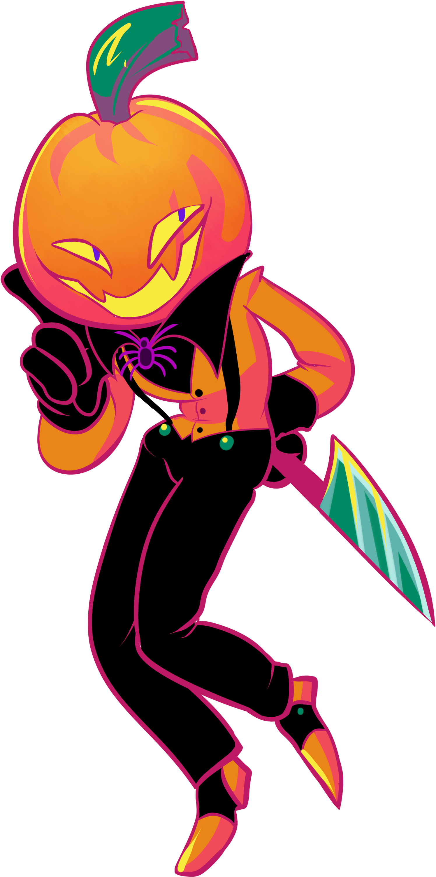 Pumpkin Head Sticker - Furniture (3000x4200), Png Download