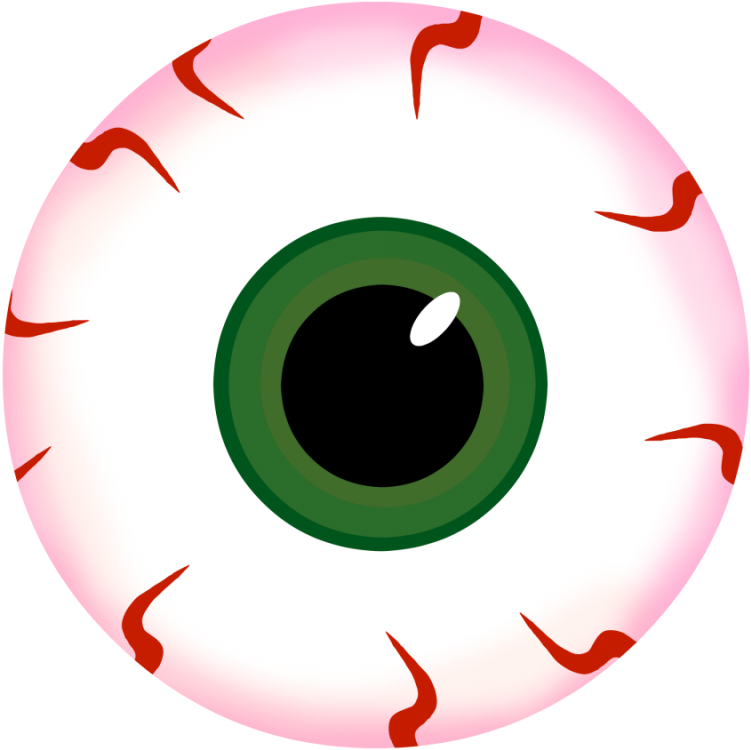 Find Fun Disneyinspired Art And Craft Ideas For Kids - Halloween Eyeball Clipart (800x800), Png Download
