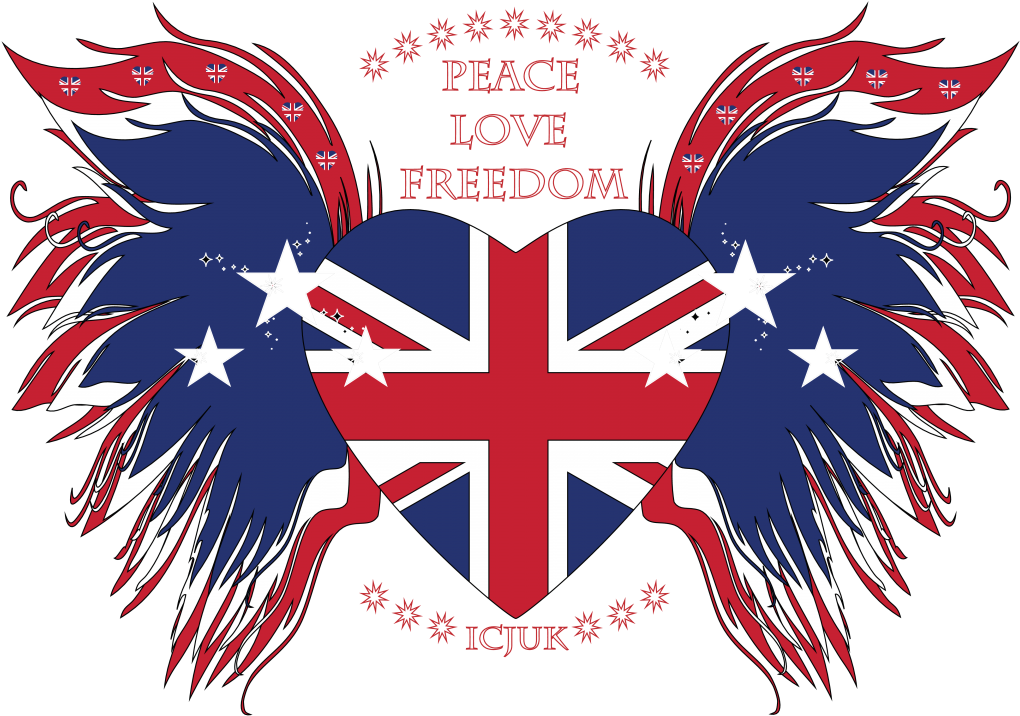 Savesave - Heart Union Jack (1024x768), Png Download