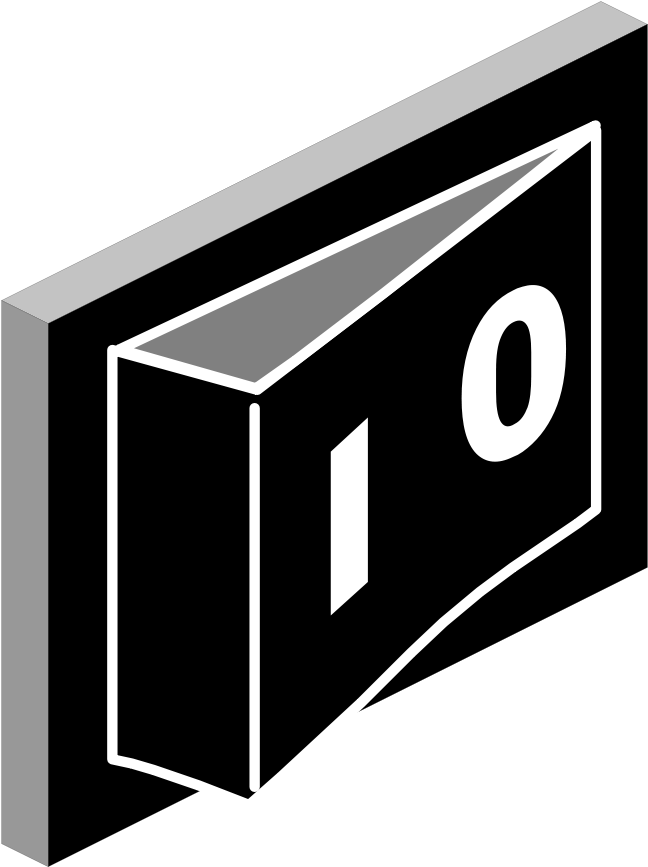 How To Set Use Switch Black Off Built Clipart - Switch Clipart (679x900), Png Download