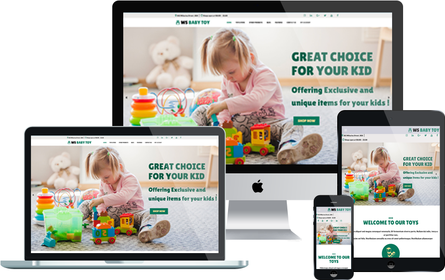 Ws Toy Free Kids / Toys Store Woocommerce Wordpress - Toy Store Woocommerce Theme (1000x750), Png Download