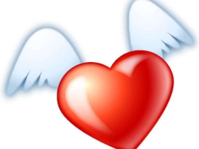 Flying Hearts Gif Png (640x480), Png Download