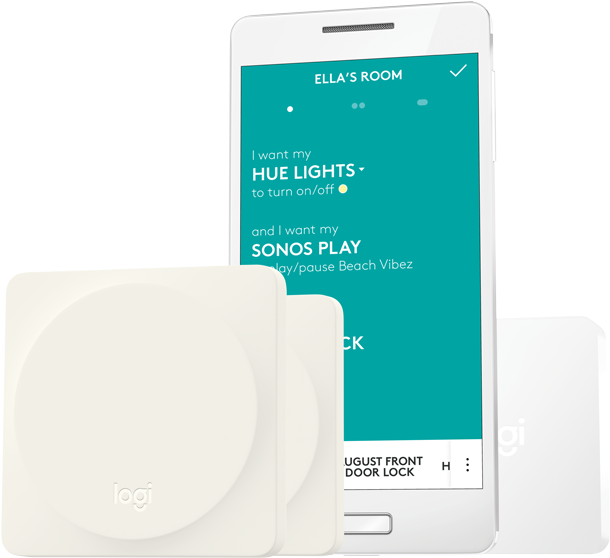 Logitech Pop Home Switch - Logitech Pop Home Switch Starter Pack White Set (800x667), Png Download