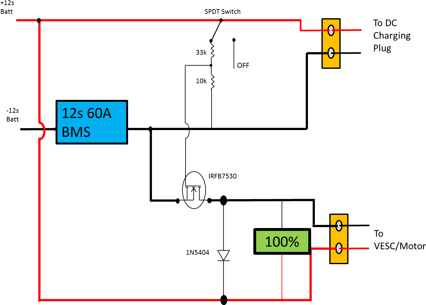 Eboard Power Switch3 - Mosfet On Off 60a (1400x985), Png Download