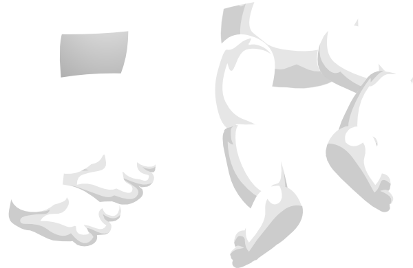 Body Suit Pants Png 900px Large Size - Trousers (600x390), Png Download