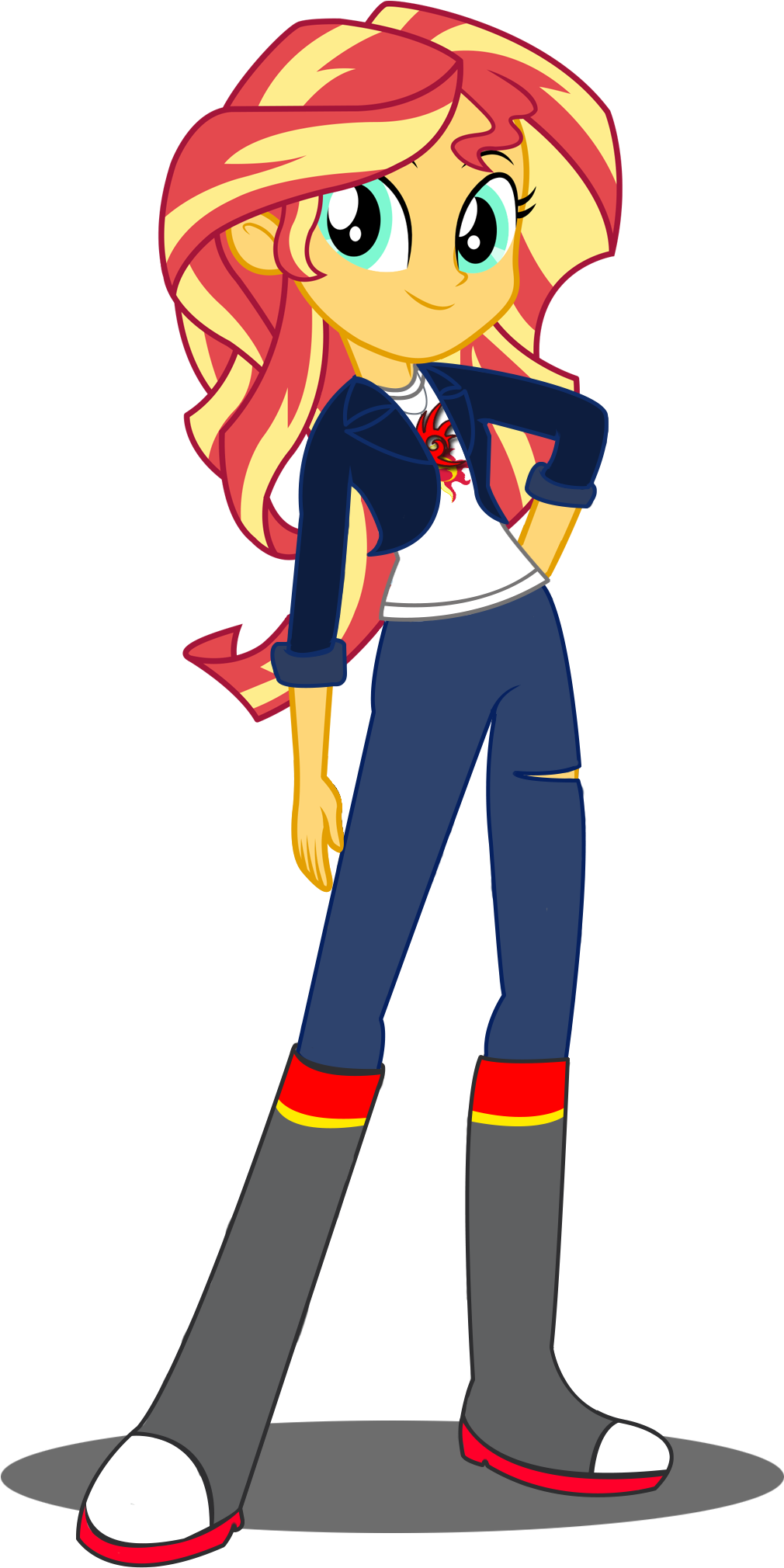 Trungtranhaitrung, Clothes, Equestria Girls, Female, - Sunset Shimmer Equestria Girl Dress (1009x2209), Png Download