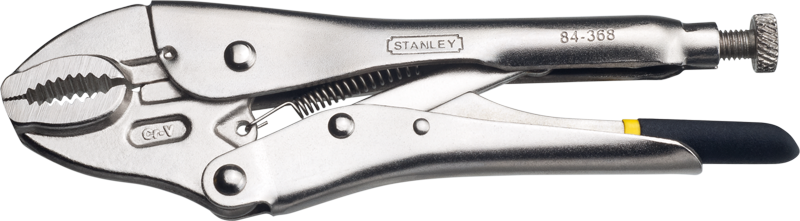 Zoom - Large Curved Jaw Locking Pliers (800x221), Png Download