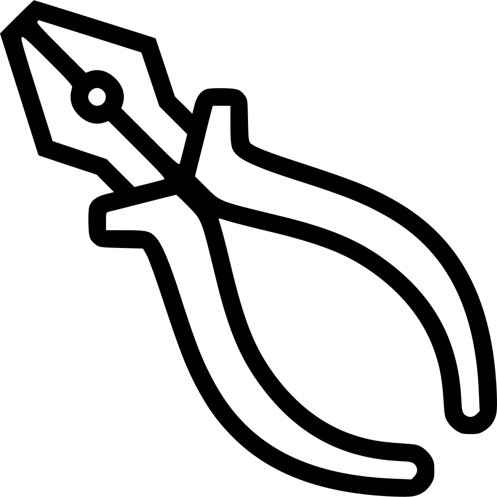 Pliers Comments - Wire Cutter Icon (980x980), Png Download