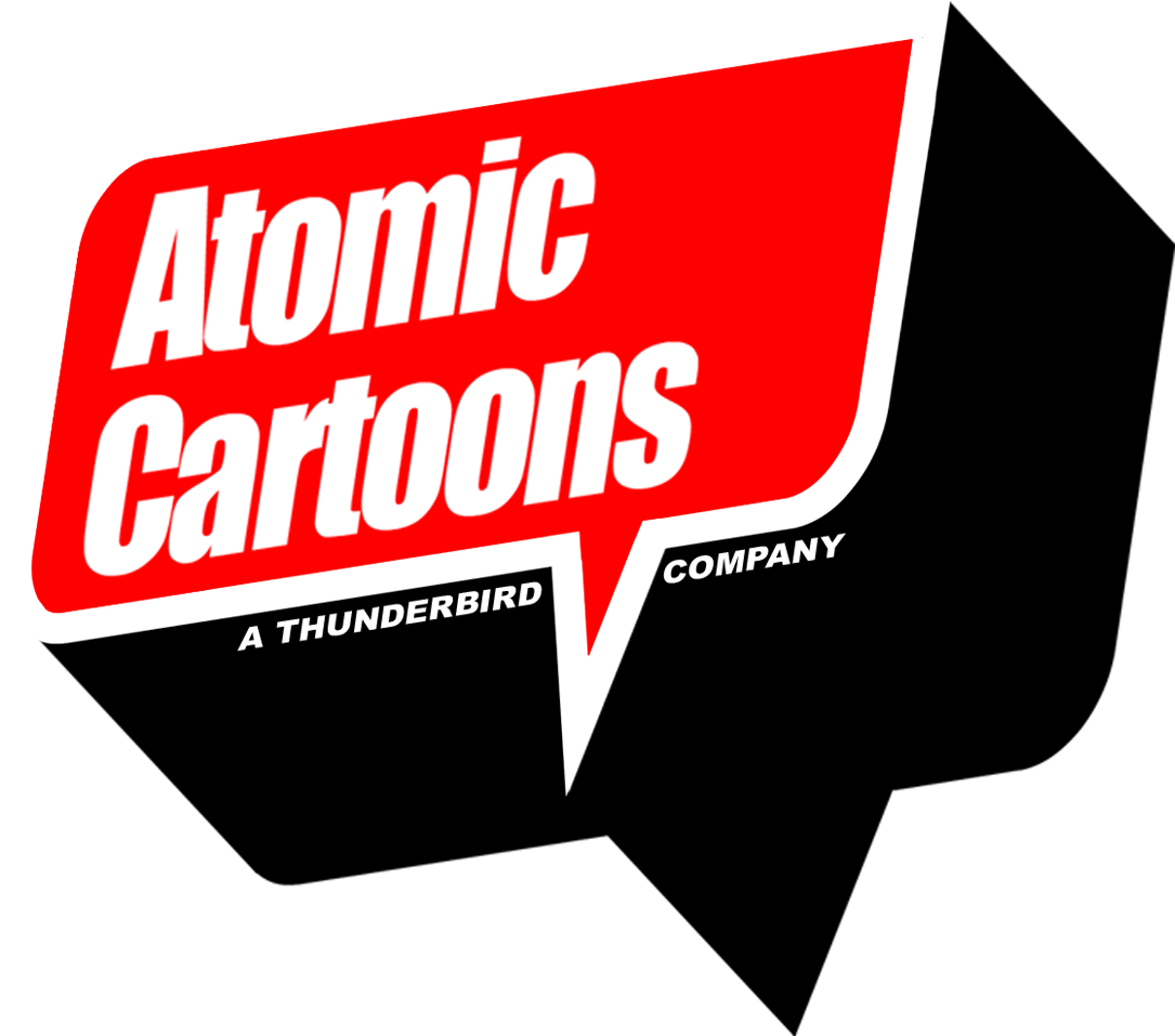 Downloadable Logo - Atomic Cartoons Logo (1372x1155), Png Download
