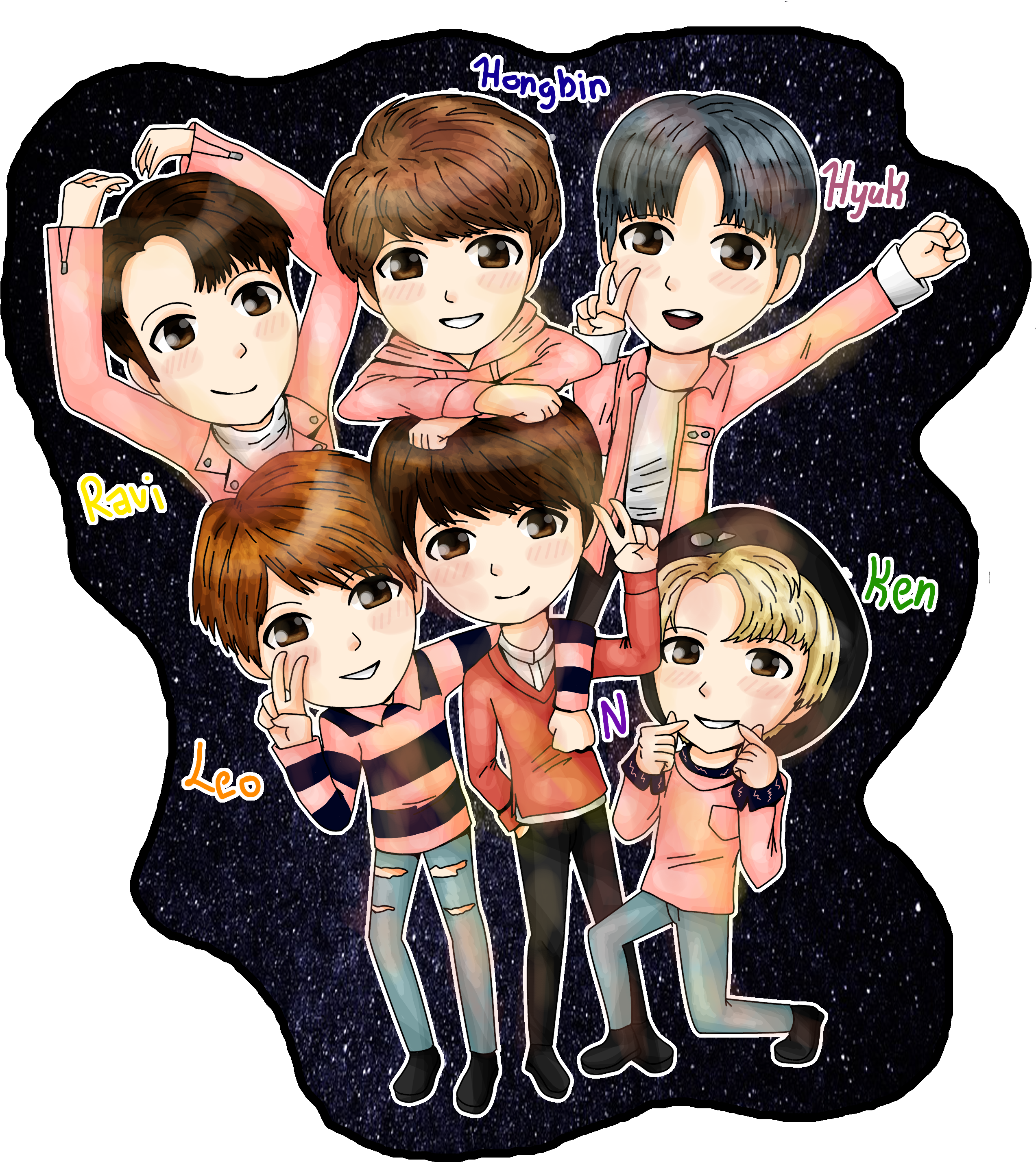 Milky Way Clipart Animated Snow - Vixx Ken Milky Way (2950x2950), Png Download