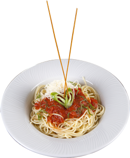 Spagetti Napolitan - Chinese Noodles (422x315), Png Download
