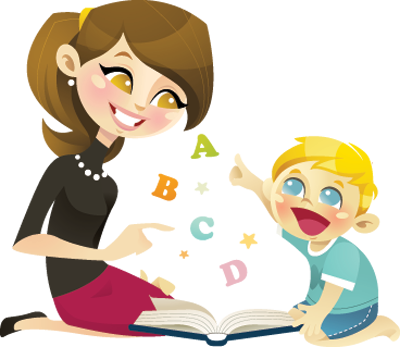 The Picture Book Teacher's Edition - Teacher And Student Cartoon Png (400x347), Png Download