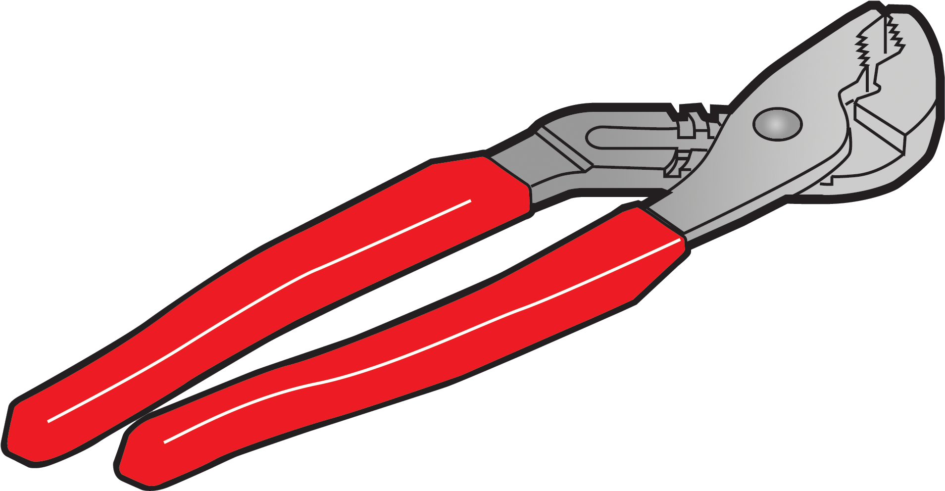 Pliers - Technical Illustration (2100x1184), Png Download