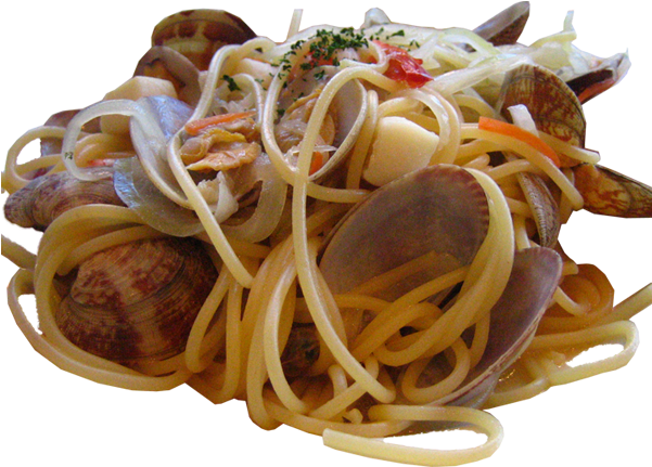 Spaghetti, Clams And Colatura - Spaghetti Vongole (600x600), Png Download