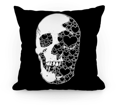 Heart Skull Pillow - She's Beauty She's Grace She Ll Punch You In The Face (484x484), Png Download