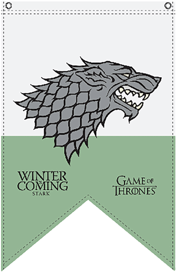 Flag Game Of Thrones (600x600), Png Download