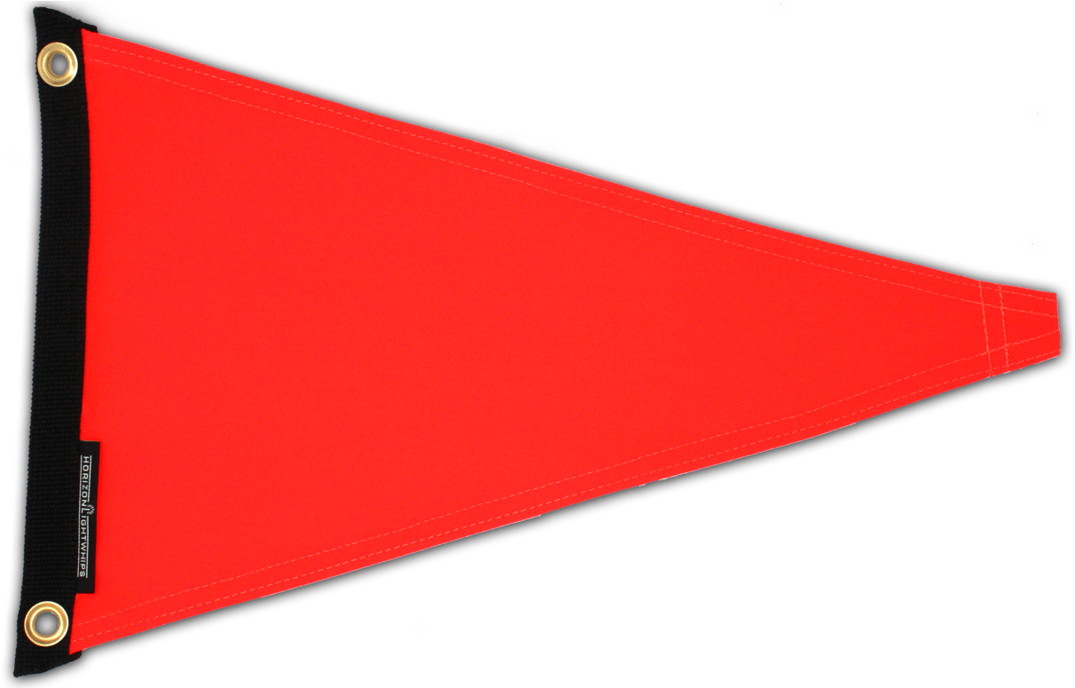 Orange Atv Pennant - Red Pennant (1224x774), Png Download
