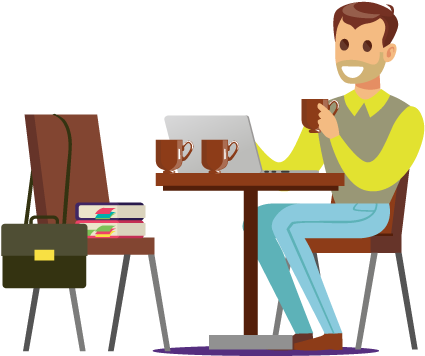 0% - Coffee (432x357), Png Download