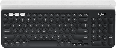 K780 Multi-device Wireless Keyboard One Keyboard - Logitech K780 Multi-device Wireless Bluetooth Keyboard (393x393), Png Download