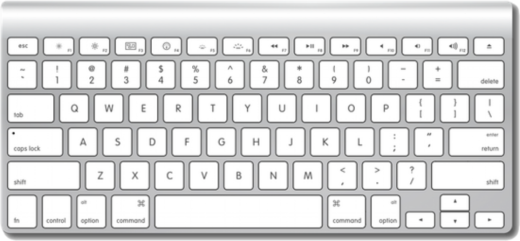 Did You Know That In The Early Days Of Computers, The - Apple Wireless Keyboard (1024x596), Png Download