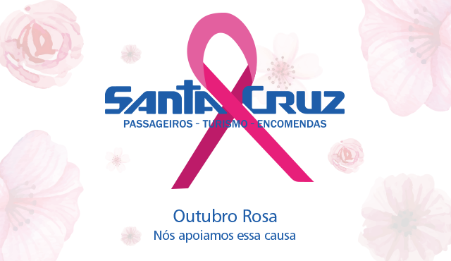 Outubro-rosa - Viação Santa Cruz (640x370), Png Download