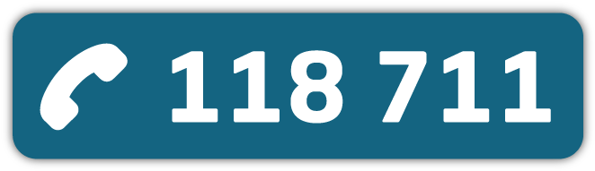 Le Numéro De Téléphone 118-711 - 118 711 (675x201), Png Download