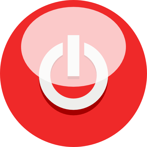 Log Out Button Transparent (600x600), Png Download