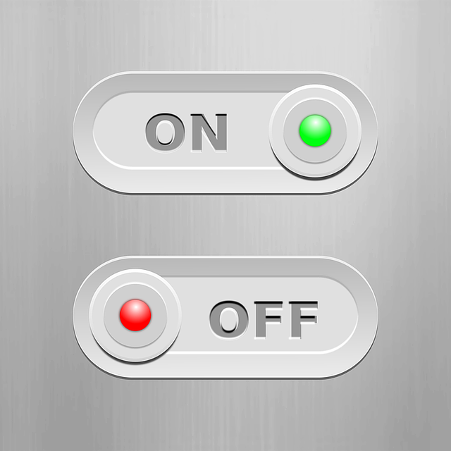 On And Off Buttons Representing Turning Off Snap To - Switch (640x640), Png Download