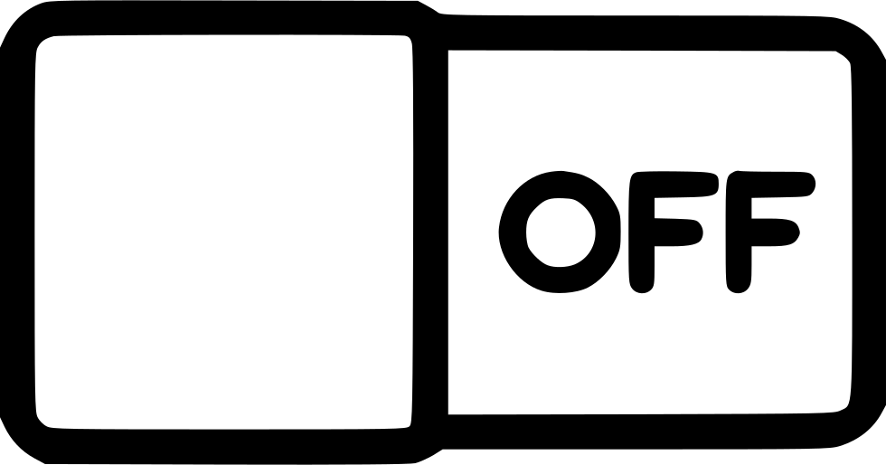 Button Switch Power Option Control Lever Off - Switch (980x514), Png Download