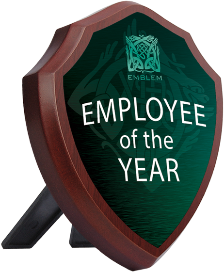 Shield Shape Plaque - Wood Veneer (800x600), Png Download