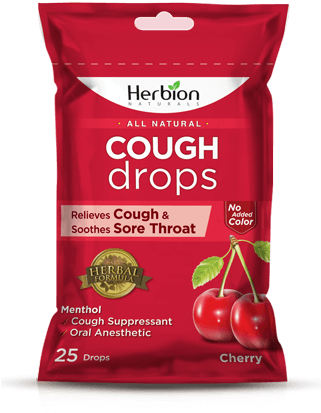 Cherry Cough Drops Pouch Is Free Of Artificial Color - Cough Drops Png (320x443), Png Download