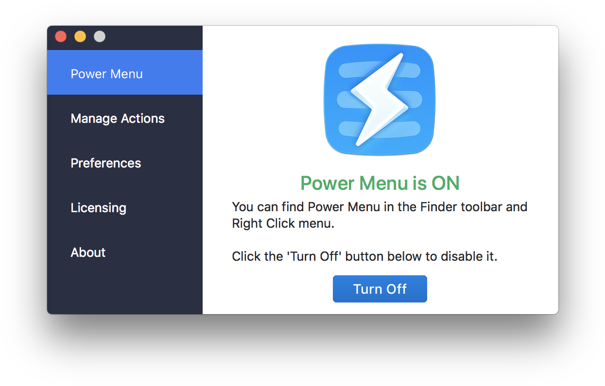 Upon Opening Power Menu, The App Will Automatically - Portable Network Graphics (1276x818), Png Download