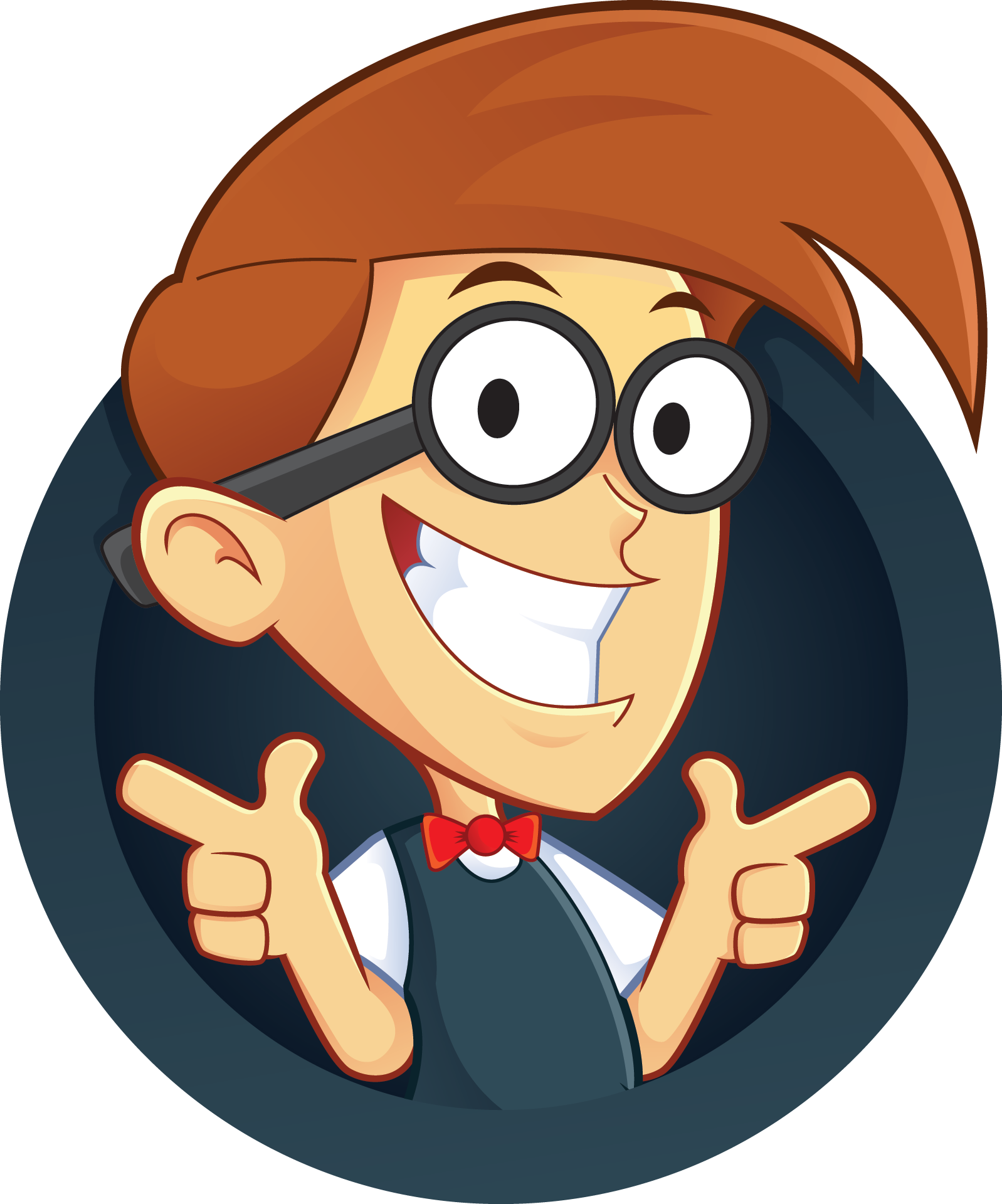 Free Nerd Geek With Two Gun Finger Gesture People High - Simple Logic Crossword Puzzles Volume 2 (1598x1920), Png Download
