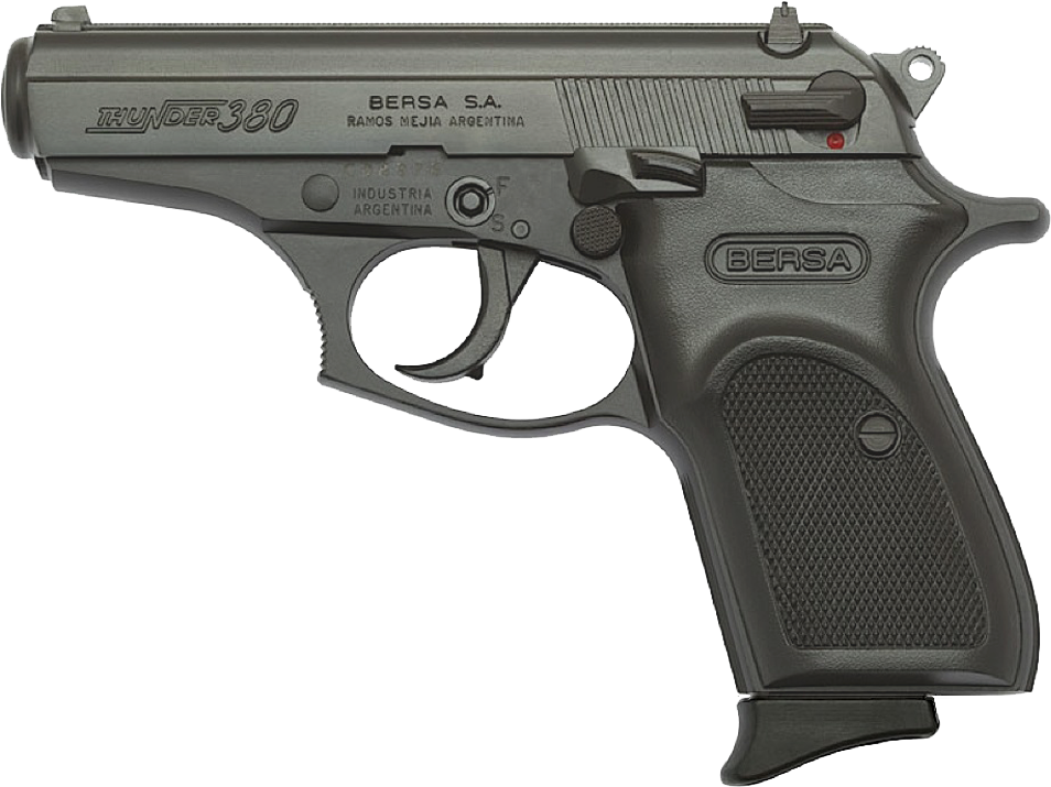 Bersa Thun380blmagfr Thunder 380 Automatic Colt Pistol - Bersa Thunder 22 (1000x739), Png Download