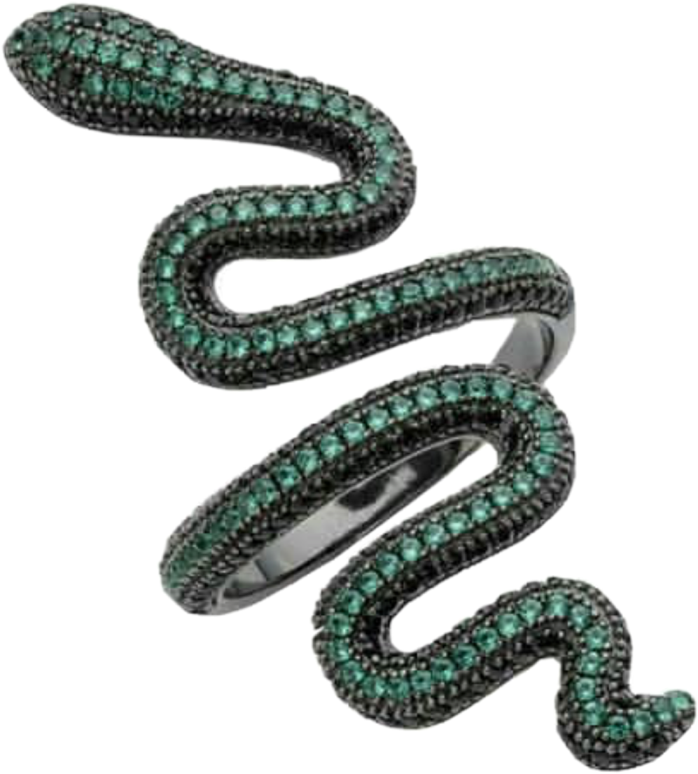 Ring Snake Green Jewelry Interesting Art Sticker Png - Taylor Swift Snake Ring (997x1105), Png Download