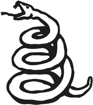 Metallica Snake Logo - Metallica Logo Snake (400x400), Png Download