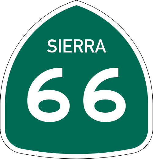Route 66 - California 9 (500x521), Png Download